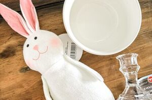 Use a bunny and a bowl for this super cute Easter home hack