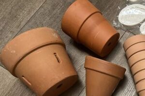 This has got to be the prettiest thing you can do with a basic flower pot