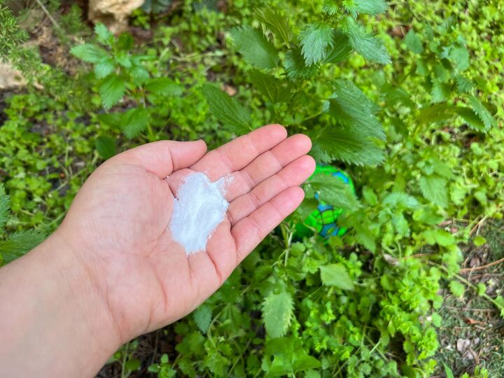 Natural weed killer tutorial using baking soda for low-maintenance yards