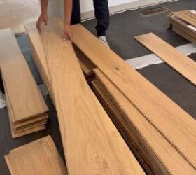updating our 90s home with coordinated hardwood vinyl planks