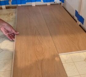 updating our 90s home with coordinated hardwood vinyl planks