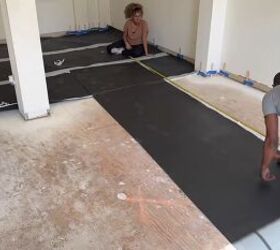 updating our 90s home with coordinated hardwood vinyl planks