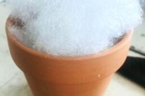 Pack stuffing into terracotta flower pots for the cutest spring idea