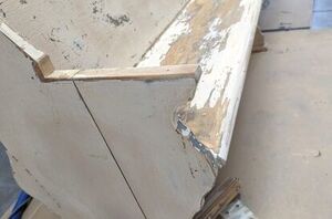 This gorgeous furniture flip has us scouring thrift stores this week