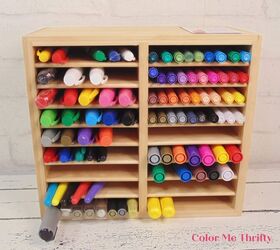 vintage embossed aluminum tray makeover, variety of oil paint pens