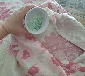 She sprinkles grated soap and cornstarch into an old pillowcase for this surprising furniture update