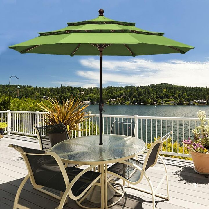 https www.patioliv t-patio-umbrellas-shade-smor35 Shademaker Orion 11'5 Octagon Offset Patio Umbrella (SMOR35) Introducing The Glow RGB LED Tilt Umbrella Tilt Patio Umbrella | Auto-Tilt,
