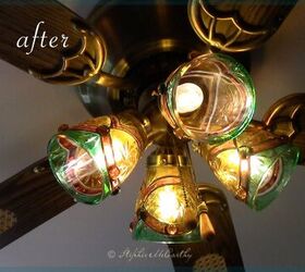 how to glass paint your light shades