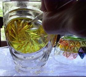 how to glass paint your light shades