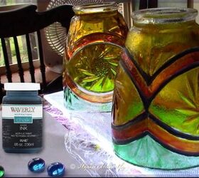 how to glass paint your light shades