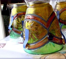 how to glass paint your light shades