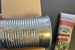 You might want to save your empty cans to copy this decor idea