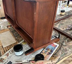 How just the right paint color gave this old coffee table a classic and elegant upgrade