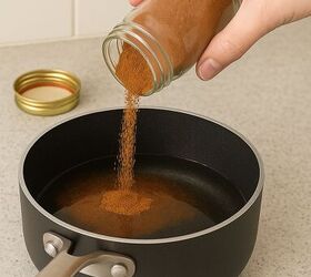 Pour cinnamon into hot water for this super smart warm weather trick