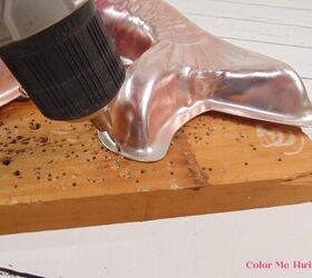 screwing the holes in hello mold