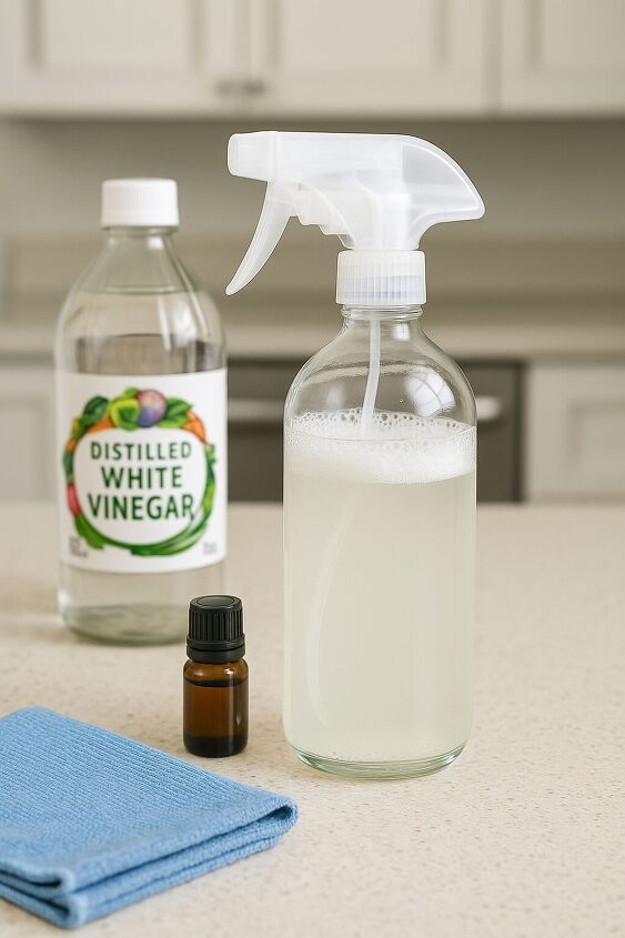 Homemade all-purpose spray: cuts grease, not corners