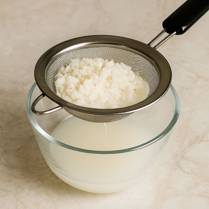 DIY rice water room spray with essential oils for a clean, chemical-free scent