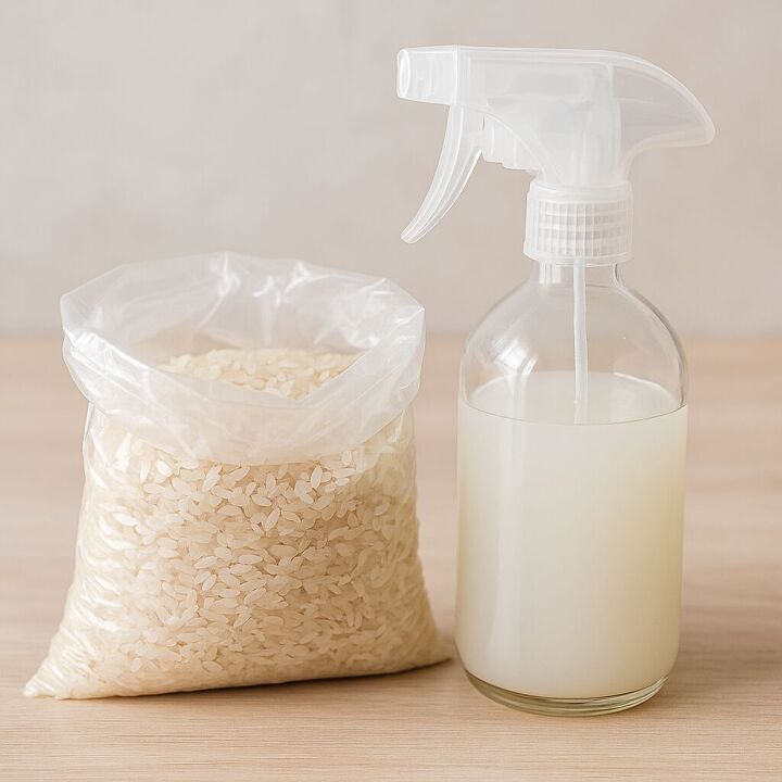 This homemade air freshener made with rice water keeps your home smelling fresh—naturally.