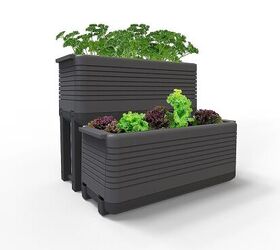 essential gardening products for a blooming backyard, 2 Large Self Watering Pots