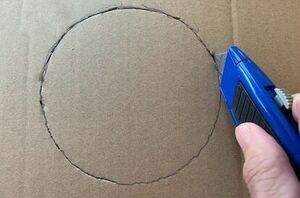 Save your cardboard boxes for this adorable and easy small storage idea