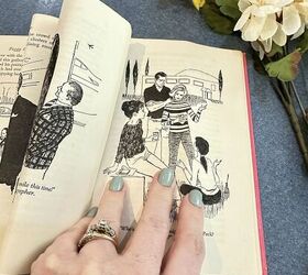 Everyone is folding down old book pages to copy this unique home hack for summer