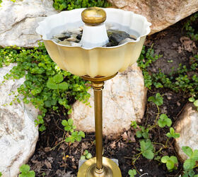 Easy DIY Bird Bath With Recycled Materials