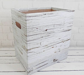 cat litter cardboard box makeover, larger cat litter cardboard box makeover with wall stickers