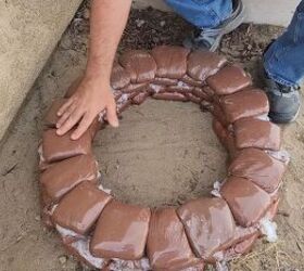 Smooth sides of pavers will give your garden bed a clean look
