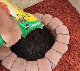 Step-by-step guide to building raised circular garden beds with DIY concrete pavers