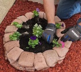 Turn a simple backyard into a stunning garden with red terracotta concrete pavers