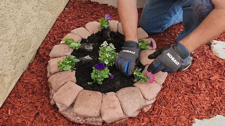 Turn a simple backyard into a stunning garden with red terracotta concrete pavers