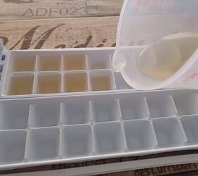 How to kill weeds naturally with ice vinegar cubes