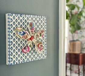 Decoupage Shells as Wall Art: DIY Oyster Shell Flowers