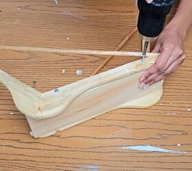 over the arm sofa table httv, Building a sturdy armrest tray from hangers and wood