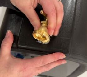 Placing the spigot low ensures full water drainage from the barrel