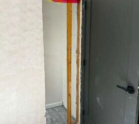 Cut open the wall behind your laundry room door for this GENIUS idea