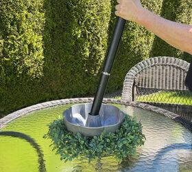 DIY snack station for shaded outdoor tables