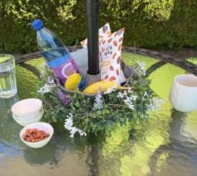 Easy picnic caddy idea using baking tools