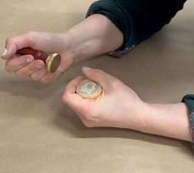 Hot glue drawer pulls