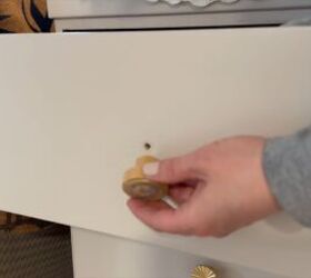 How to Make Flower Press Drawer Pulls With Hot Glue