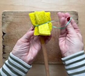 how to use sponges for household hacks, Easy bottle cleaning tool from a kitchen spon