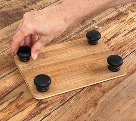 Add a sturdy, stylish bamboo board foot