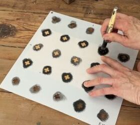 Crisp stencil pattern adds a custom touch to your bamboo lid