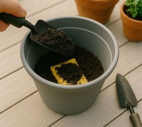 A built-in moisture buffer for thirsty plants