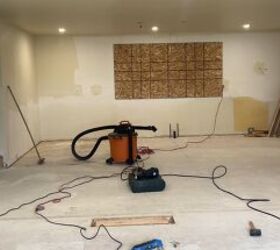 Prepping the floor