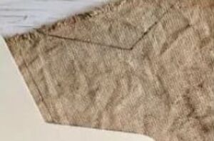 Carefully bake fabric for this beautiful summer decor idea