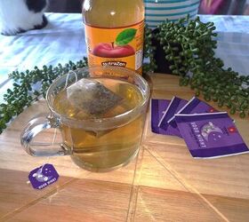 This might sound weird, but you can rub tea bags inside your microwave for this clever trick