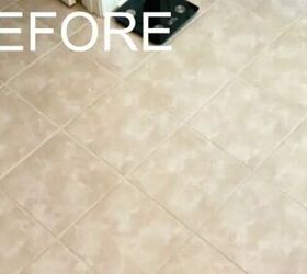 You don't have to tear up your ugly bathroom floors—just do THIS
