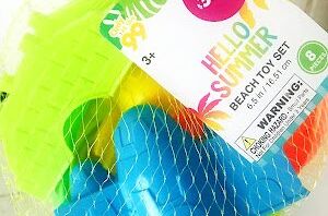 How to use plastic sand castle molds to make beautiful summer decor