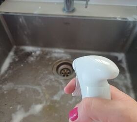 Homemade hard water stain remover for kitchen sinks